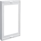 Hager - univers N deksel, tett med vindu, for kontaktor e.l, h45xb25cm
