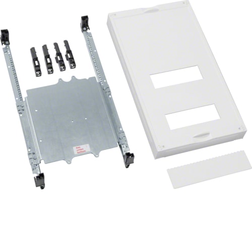 Hager - univers N kit, til univers skap, effektbryter x250 + jordfeilblokk, h450xb250mm