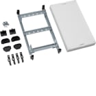 Hager - univers N kit, til univers skap, din-skinner f. rekkeklemmer e.l, tett deksel, h45xb25cm