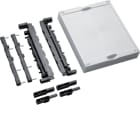 Hager - univers N kit, til univers skap, 4-p cu-skinne h300xb250mm