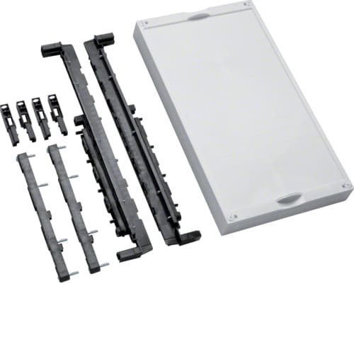Hager - univers N kit, til univers skap, 4-p cu-skinne h450xb250mm