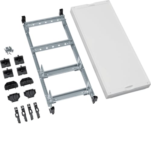 Hager - univers N kit, til univers skap, din-skinner f. rekkeklemmer e.l, tett deksel, h60xb25cm