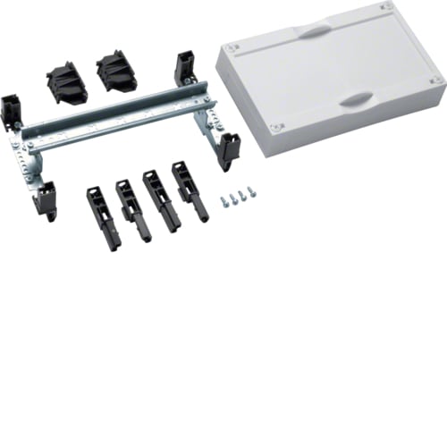 Hager - univers N kit, til univers skap, din-skinner f. rekkeklemmer e.l, tett deksel, h15xb25cm