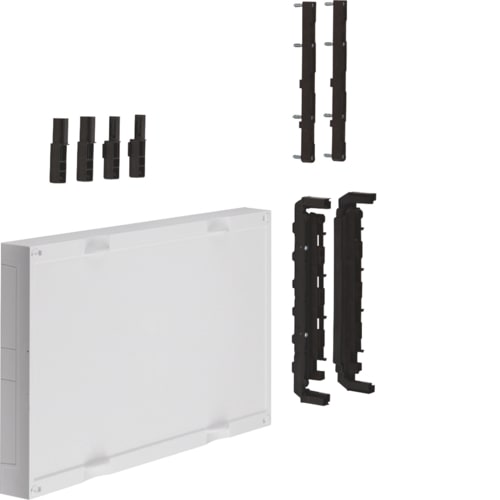 Hager - univers N kit, til univers skap, 4-p cu-skinne h300xb500mm