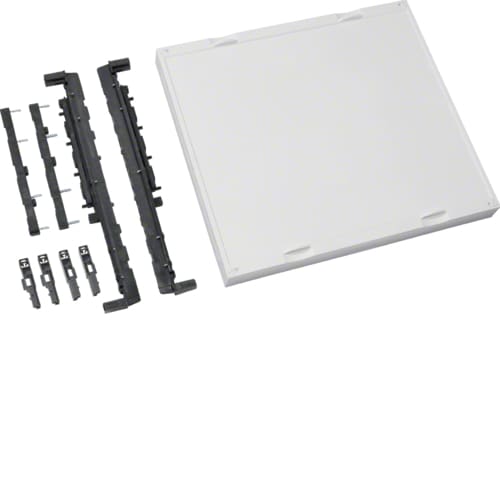 Hager - univers N kit, til univers skap, 4-p cu-skinne h450xb500mm
