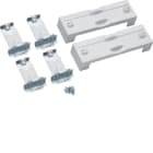 Hager - univers N kit, til univers skap, tom mod, 2 stk h75xb250mm