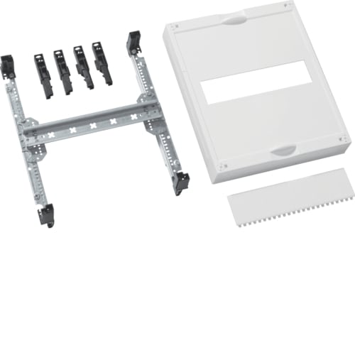 Hager - univers N kit, til univers skap, plass til 2 stk effektbryter x160, h300xb250mm