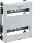 Hager - univers N kit, til univers skap, din-skinner 2x1x12 mod - 24 mod, slisset deksel, h300xb250 mm