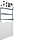 Hager - univers N kit, til univers skap, din-skinner f. rekkeklemmer e.l, tett deksel, h45xb50cm