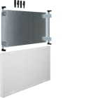 Hager - univers N kit, til univers skap, montasjeplate bak tett deksel, h45xb75cm