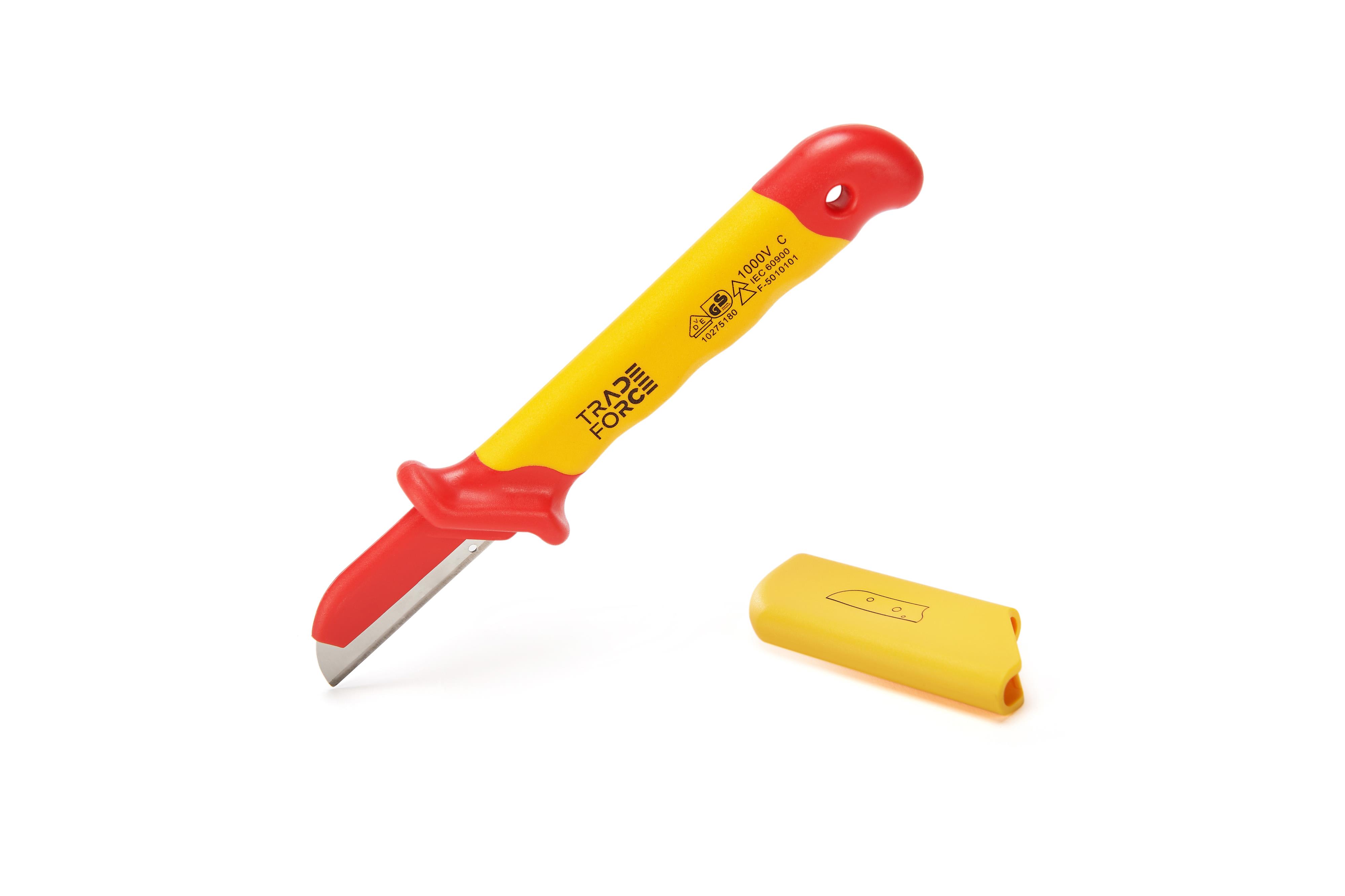 TradeForce - KABELKNIV / ELKNIV 1000V 180MM  M/GLIPPBESKYTTER TRADEFORCE