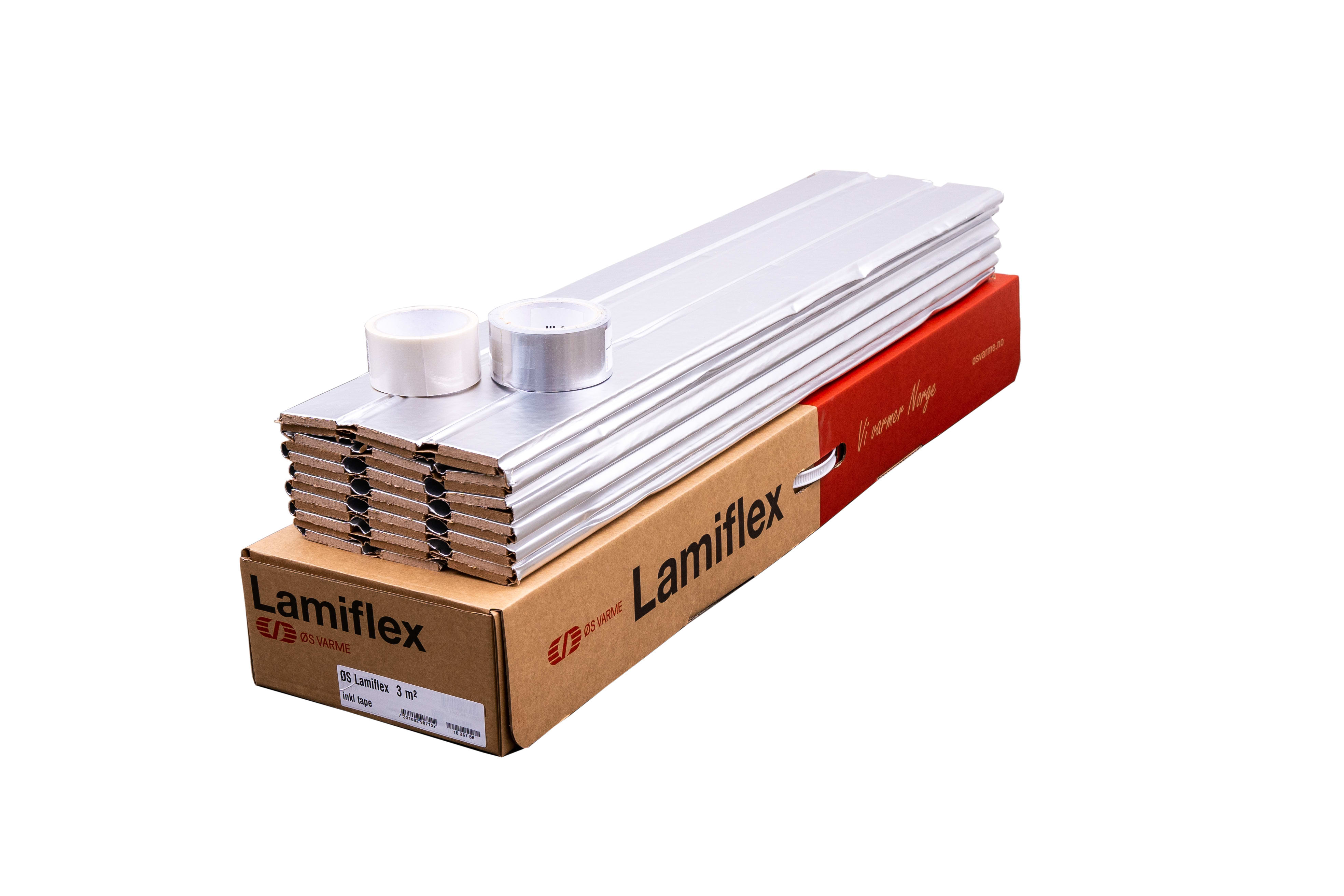 ØS Varme - LAMIFLEX 3 m2 inkl 2 stk teip