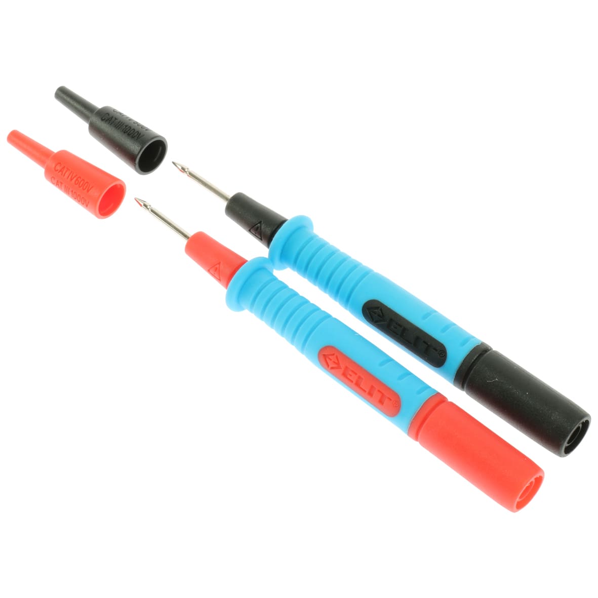 Elit AS - ELIT 405-RS Testspissett - 2mm målespisser og 4mm tilkobling, CAT II