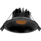 Aneta Lighting - STYX downlight svart/koppar 7,5W LED, UGR13
