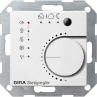 GIRA - KNX temperaturregulator kontinuerlig, system 55 renhvit matt