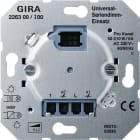 GIRA - Dimmerinnsats for dimming av 2x260W universal for påmontering av trykk/trykk fronter fra Gira