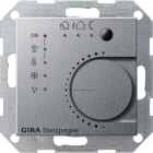 GIRA - KNX temperaturregulator kontinuerlig, system 55 aluminium