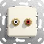 Function - Phono Overgangskabel Innsats kremhvit