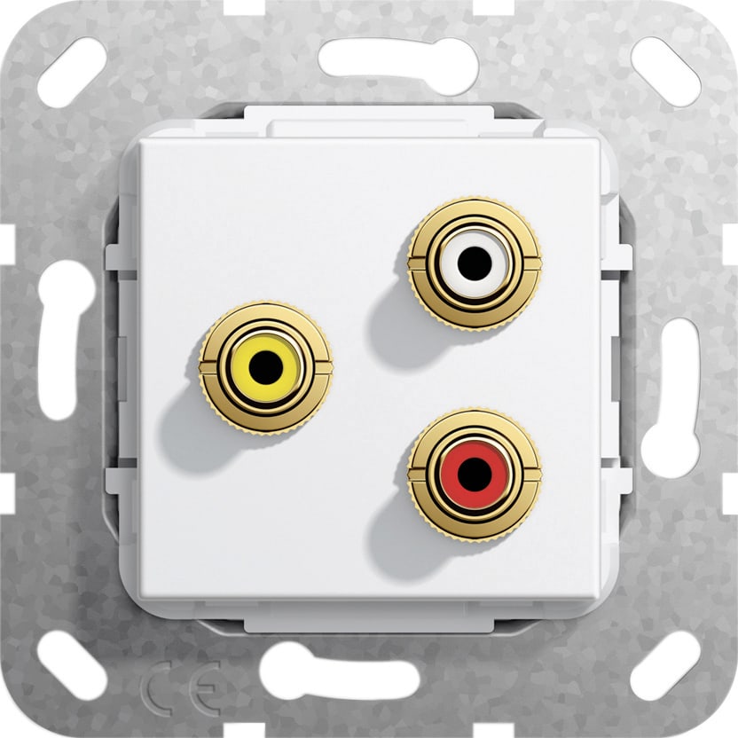 Function - Phono, kompositt Loddeforbindelse Innsats hvit