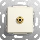 Function - Mini jack 3,5 mm Overgangskabel Innsats kremhvit
