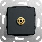 Function - Mini jack 3,5 mm Overgangskabel Innsats svart matt