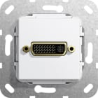 Function - DVI (24+5) Overgangskabel Innsats hvit