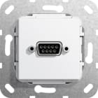 Function - D Sub 9 polet Loddeforbindelse Innsats hvit