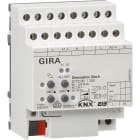 GIRA - KNX Universal-dimmer 2x 2x300 W tavlemontert