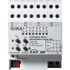 GIRA - KNX Av/på-persienneakt. 8x/4x 16 A tavlemontert