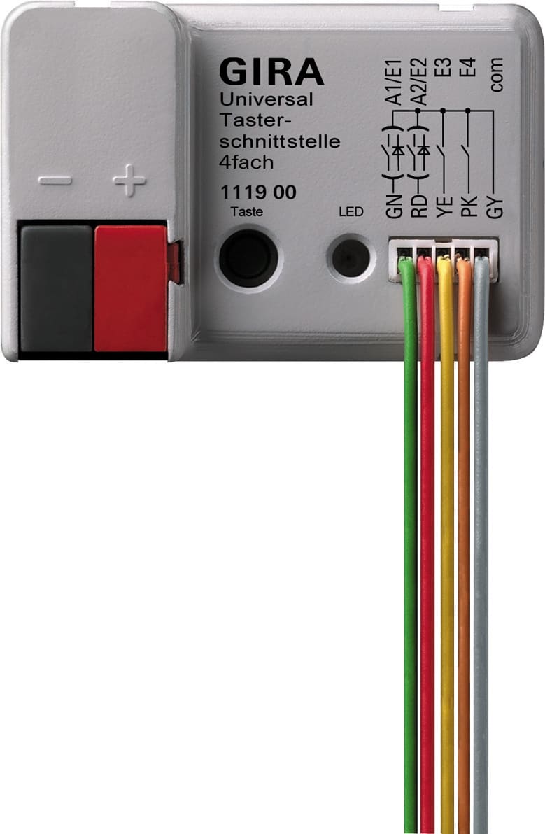 GIRA - KNX Universal brytergrensesnitt 4 kanaler