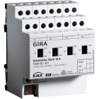 GIRA - KNX Relémodul 4x 16 A tavlemontert