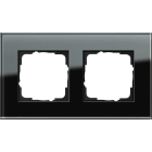 GIRA - Ramme esprit glass sort 2 hull