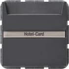 GIRA - Hotellkort bryter MF System 55 antrasitt