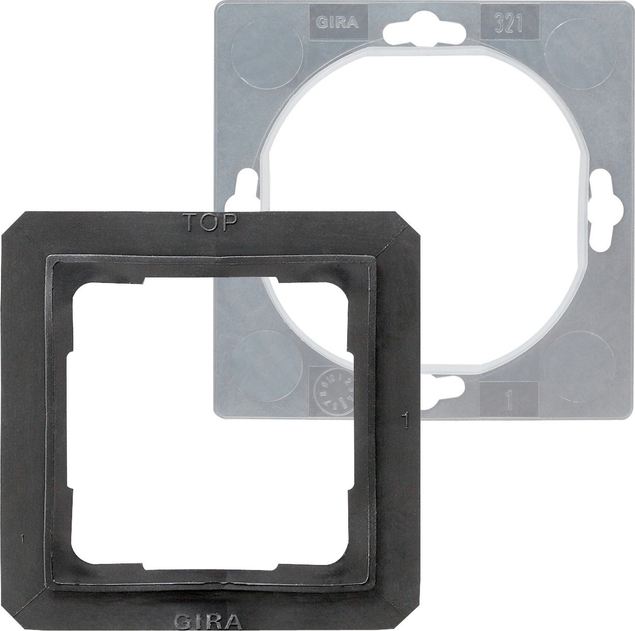 GIRA - Tettesett IP44 for stikkontakt KL System 55
