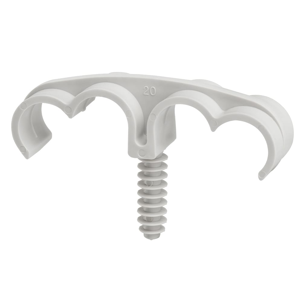 Toolsinvent AS - Kabel og rørfeste TIQ20 Grå 4rør