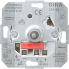 GIRA - Dimmerinnsats for dimming av 1-10V forkoblinger og påmontering av trykk/vri front