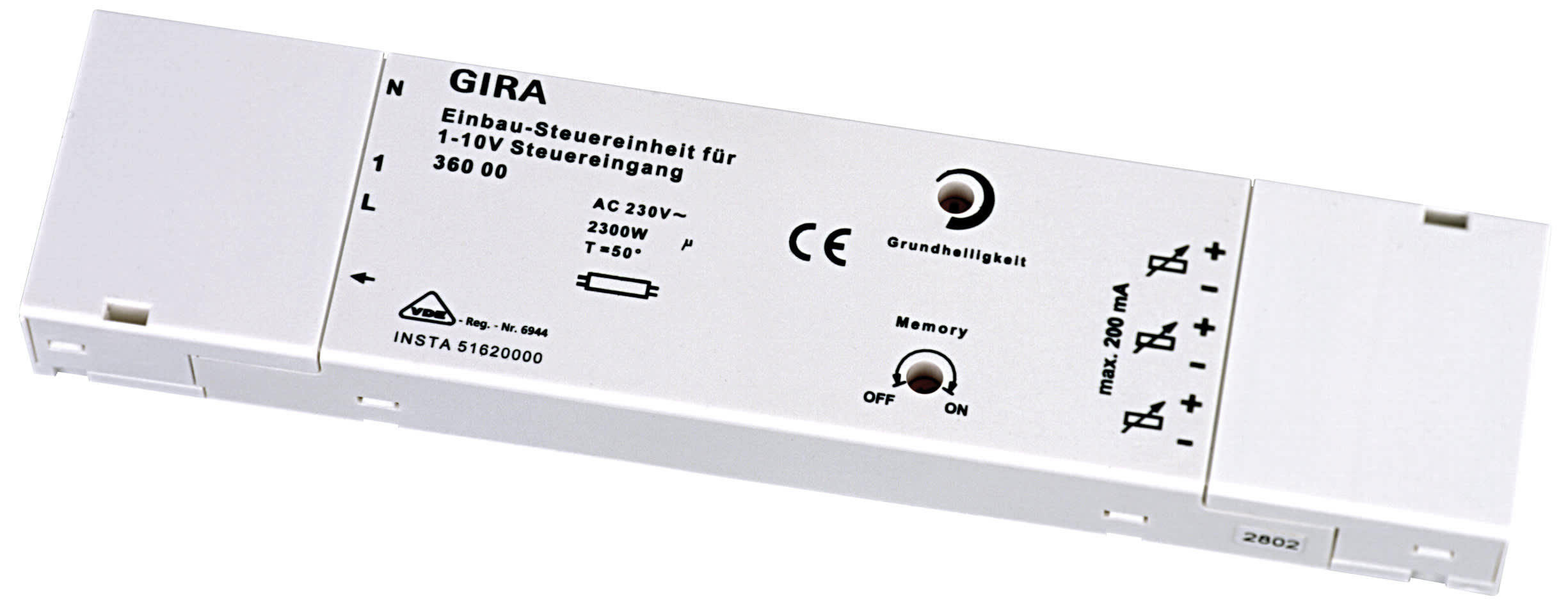 GIRA - Styreenhet 1 10 V Innsats