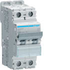 Hager - Automatsikring 2x10A, C-kar, 10/ 15kA