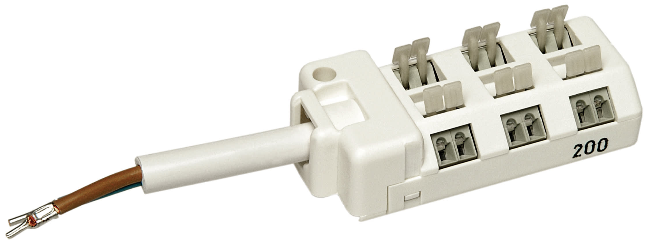 GIRA - AVGRENING LAVVOLT M/LEDNING  GI37900 6 UTTAK