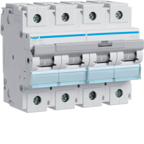 Hager - Inntaksvern 4x80A B 15kA 6M