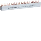 Hager - Faseskinne, 3-pol, 12 mod, 80A