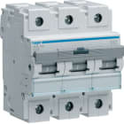 Hager - Effekt automatsikring, 3-pol 125A, C-kar, 30kA, 400VAC, 4,5 modul