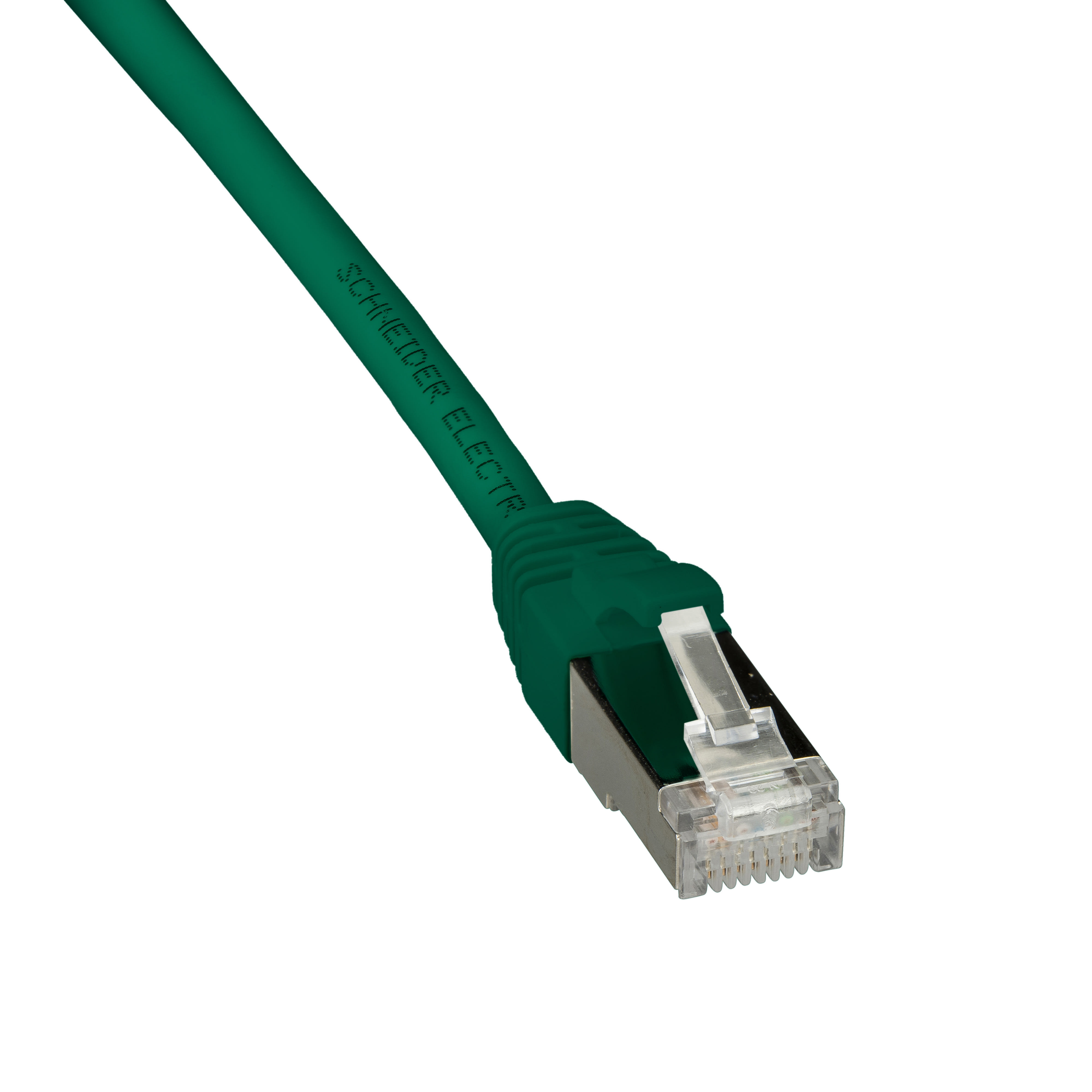 Schneider Electric - Actassi patchkabel - kat 6A S/FTP - AWG28 - halogenfri LSZH - 1 meter grønn