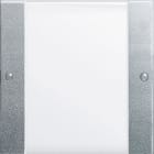 GIRA - Vippesett 1x MF System 55 klar/f. aluminium