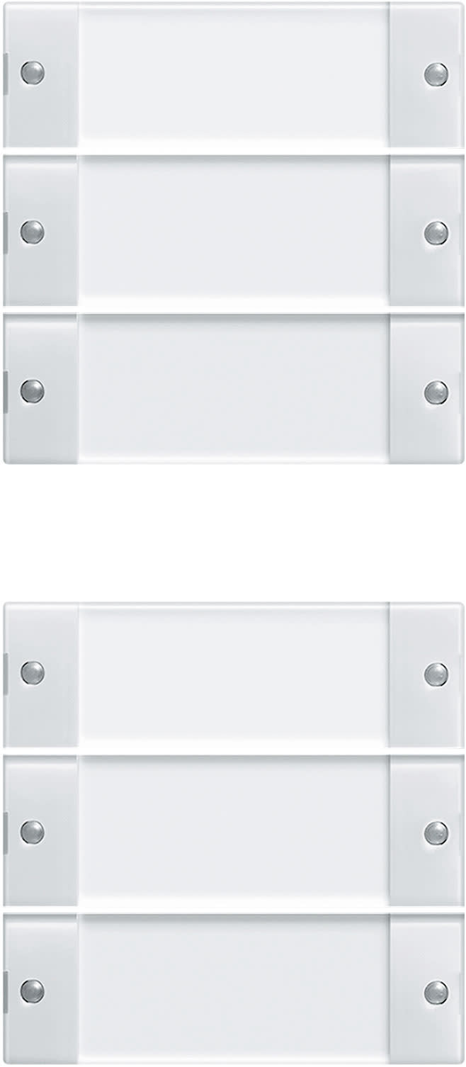 GIRA - Vippesett 6x MF System 55 klar/hvit