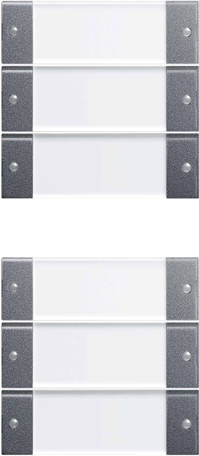 GIRA - Vippesett 6x MF System 55 klar/antrasitt