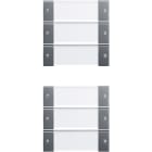 GIRA - Vippesett 6x MF System 55 klar/antrasitt