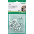 Schneider Electric - TC spikerklips 5-7 hvit 25 stk