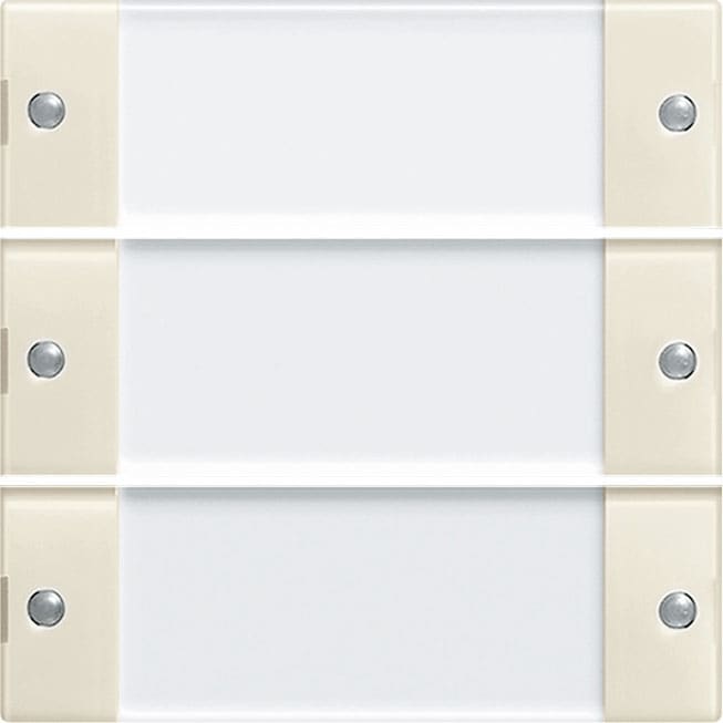 GIRA - Vippesett 3x MF System 55 klar/kremhvit