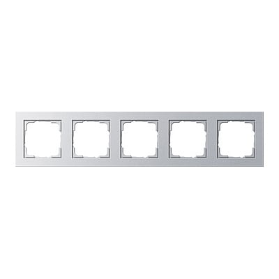GIRA - Ramme E2 aluminium 5 hull